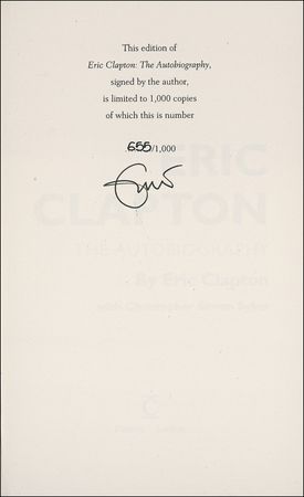 Lot #591 Eric Clapton - Image 2