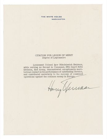 Lot #176 Harry S. Truman - Image 1