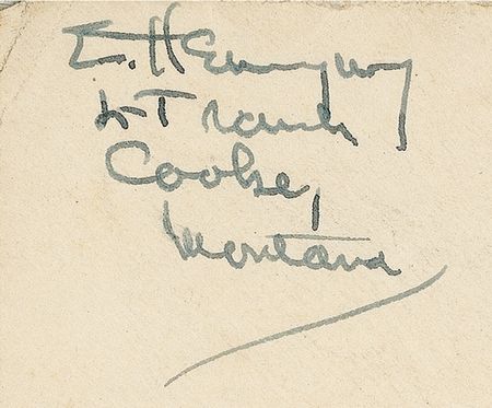 Lot #418 Ernest Hemingway - Image 1