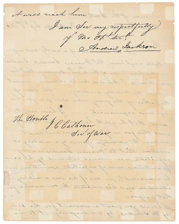Lot #100 Andrew Jackson - Image 2