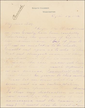 Lot #87 Benjamin Harrison - Image 2