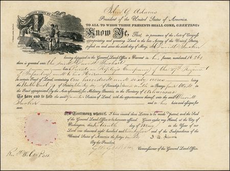 Lot #3 John Quincy Adams