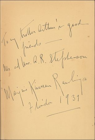 Lot #451 Marjorie Kinnan Rawlings - Image 1