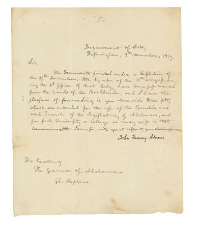 Lot #4 John Quincy Adams