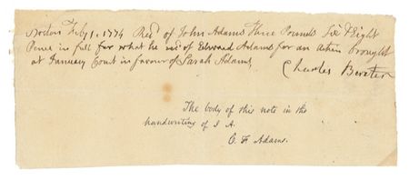 Lot #2 John Adams