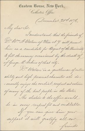 Lot #9 Chester A. Arthur