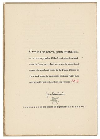 Lot #470 John Steinbeck - Image 2