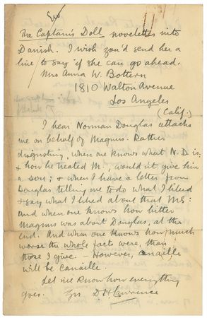 Lot #429 D. H. Lawrence - Image 1