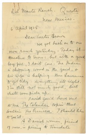 Lot #429 D. H. Lawrence - Image 2