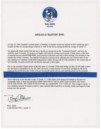 Lot #353 Buzz Aldrin - Image 2