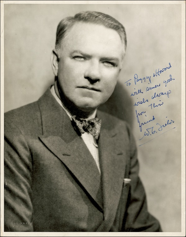 Lot 856 W. C. Fields: Big Bill: Oversized Phyfe photo of the famed comedian