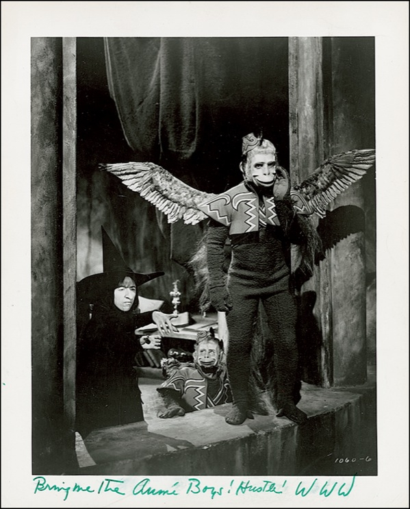 Lot 1120 Wizard of Oz: Hamilton, Margaret Signed Photograph