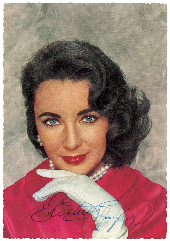 Lot 1080 Elizabeth Taylor Signed Photograph