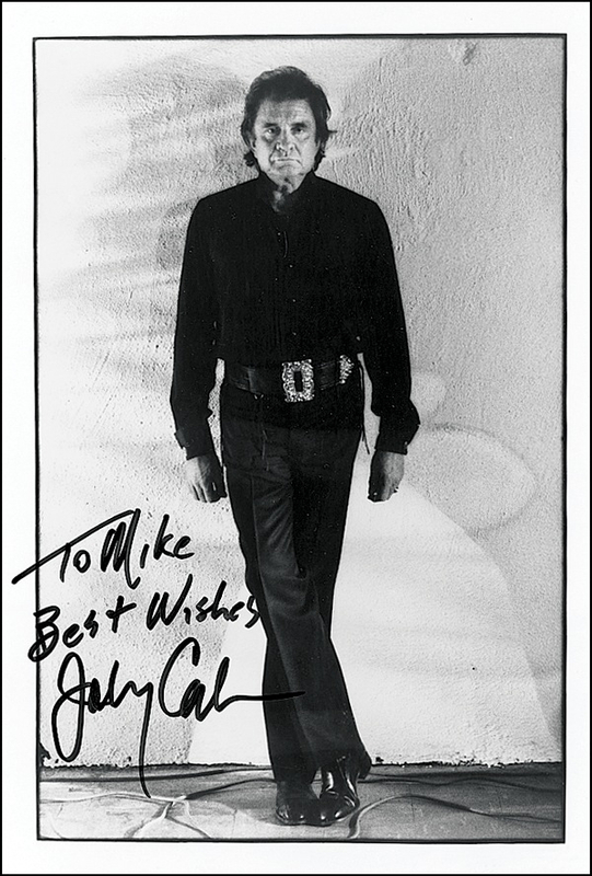 Lot 641 Johnny and June Carter Cash Group Lot