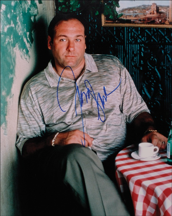 Lot 1058 The Sopranos: Gandolfini, James Signed Photograph