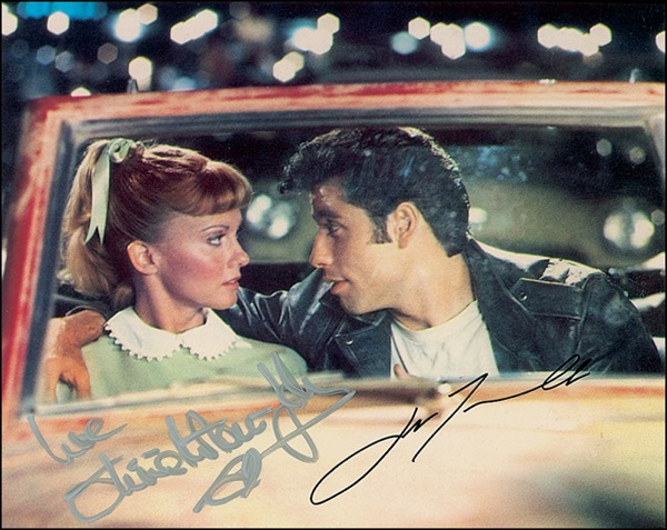 Lot 891 Grease Signed Photograph