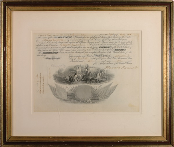 Lot 137 Theodore Roosevelt Signed Document