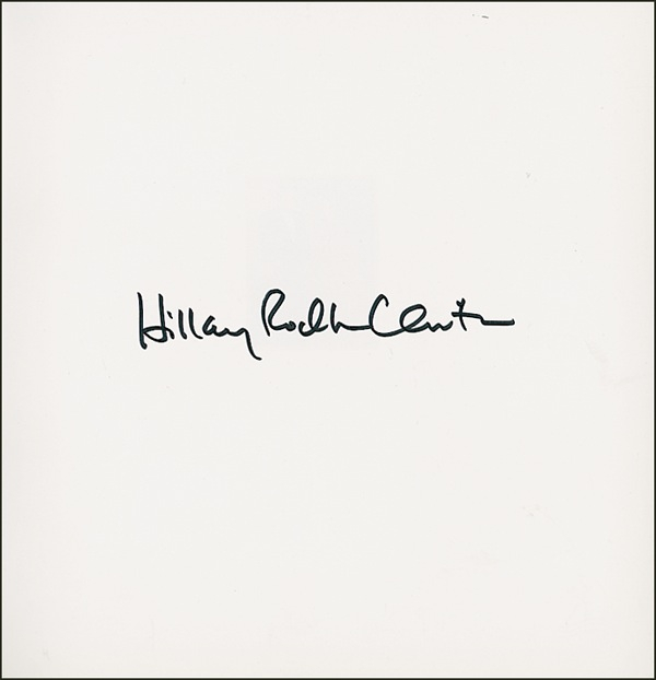 Lot 38 Hillary Clinton Book