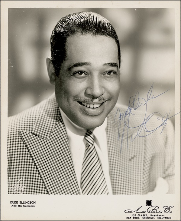Lot 661 Duke Ellington Signed Photograph