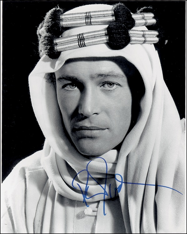 Lot 1006 Peter O’Toole Signed Photograph