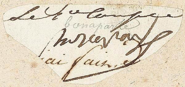 Lot 277 Napoleon Signature