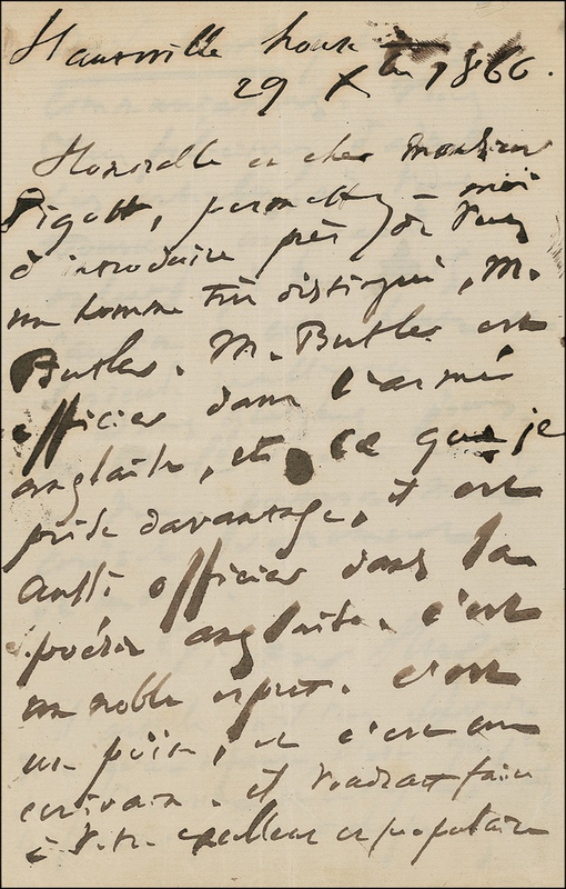 Lot 504 Victor Hugo: During his “exile”