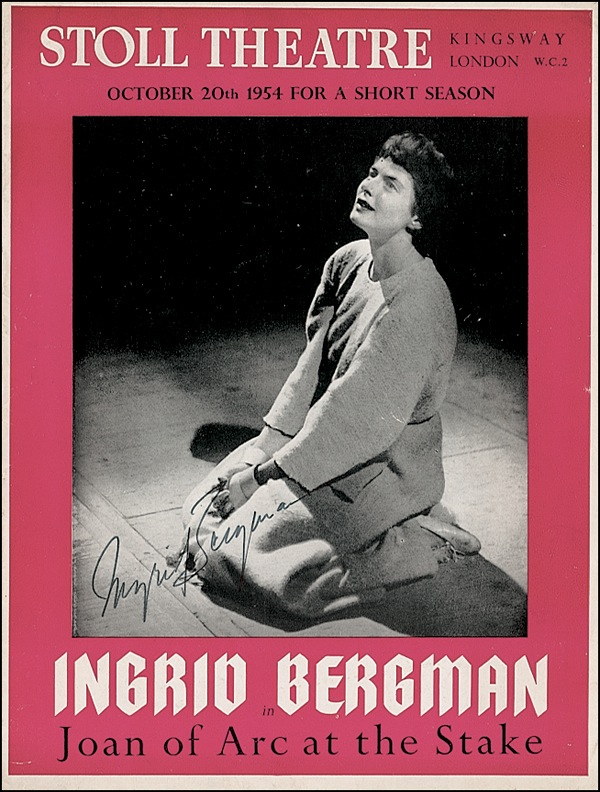 Lot 781 Ingrid Bergman Program
