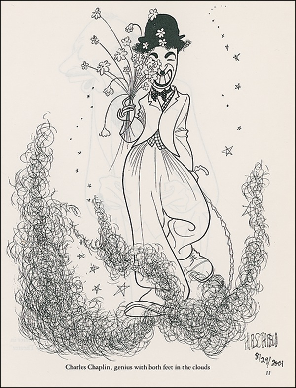 Lot 501 Al Hirschfeld Book Page