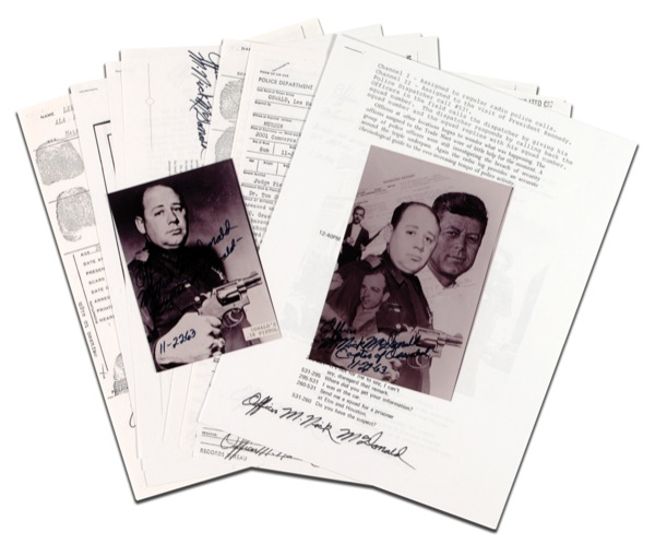 Lot 256 Kennedy Assassination: McDonald, M. Nick Group Lot