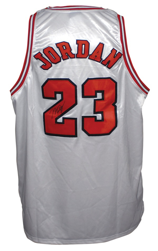 Lot 1297 MIchael Jordan Basketball Jersey