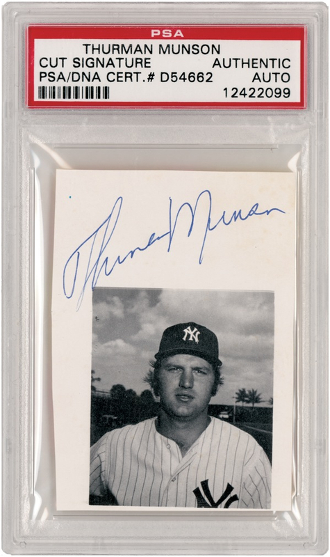 Lot 1366 Thurman Munson: Yankees heart and soul