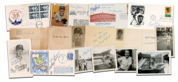 Lot 1192 Brooklyn Dodgers Group Lot