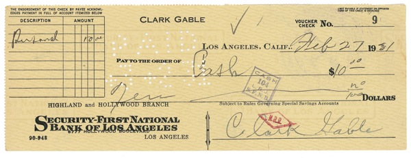 Lot 863 Clark Gable