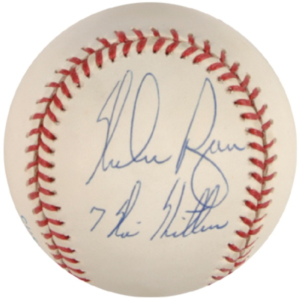Lot 1424 Nolan Ryan Baseball
