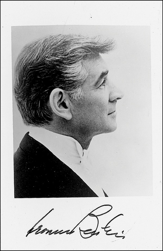 Lot 629 Leonard Bernstein Signed Photograph