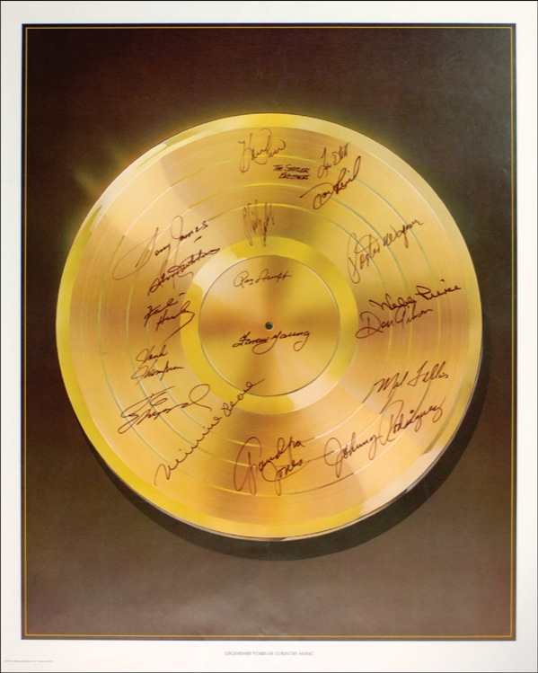 Lot 649 Country Music Legends Lithograph