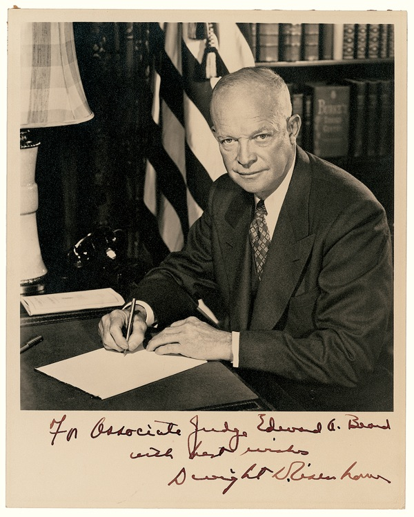 Lot 46 Dwight D. Eisenhower Signed Photograph