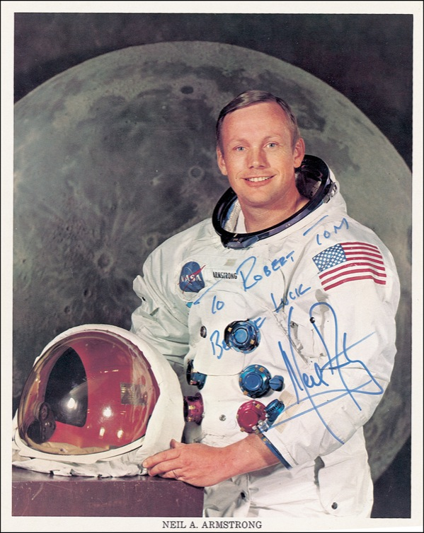 Lot 422 Neil Armstrong Signed Photograph