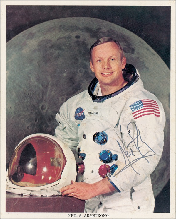 Lot 423 Neil Armstrong Signed Photograph