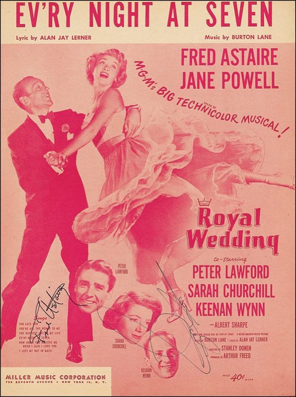 Lot 765 Fred Astaire and Friends Group Lot