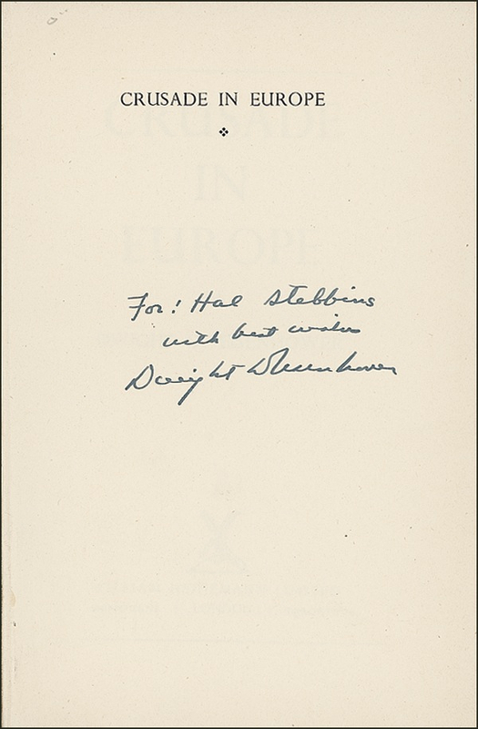 Lot 47 Dwight D. Eisenhower Book