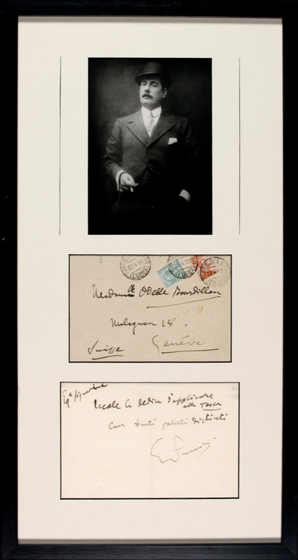 Lot 719 Giacomo Puccini Handwritten Letter Signed