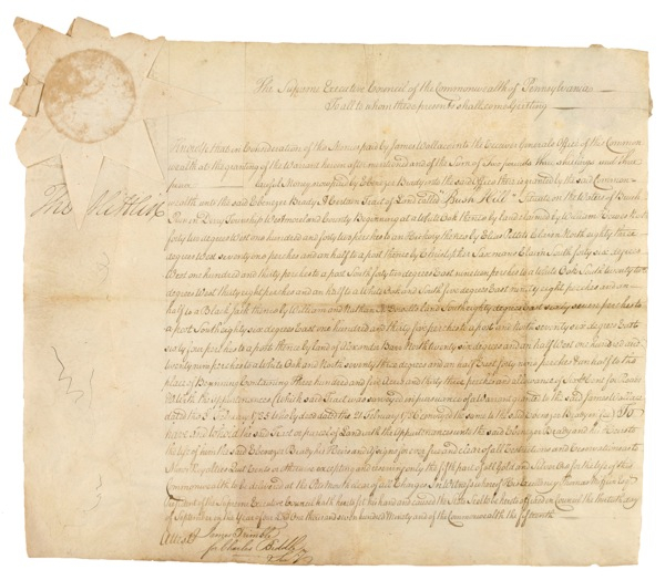 Lot 269 Thomas Mifflin Signed Document