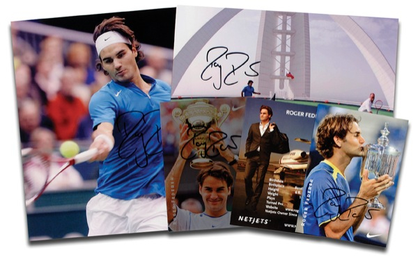 Lot 1240 Roger Federer Group Lot