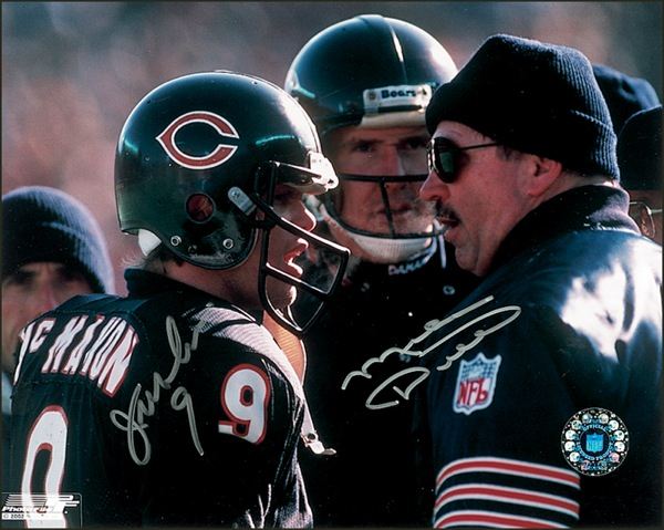 Lot 1233 Mike Ditka and Jim McMahon Signed Photograph