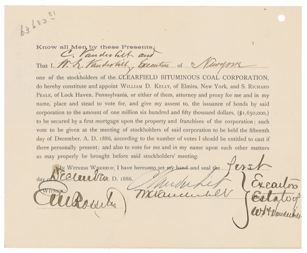 Lot 302 Cornelius Vanderbilt II and William K. Vanderbilt: Heirs to one of America’s greatest fortunes