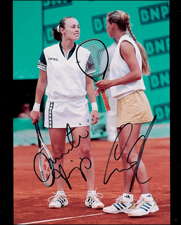 Lot 1309 Anna Kournikova and Martina Hingis
