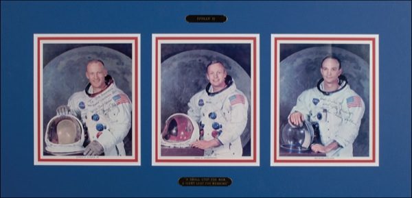 Lot 410 Apollo 11: They came in peace for all mankind