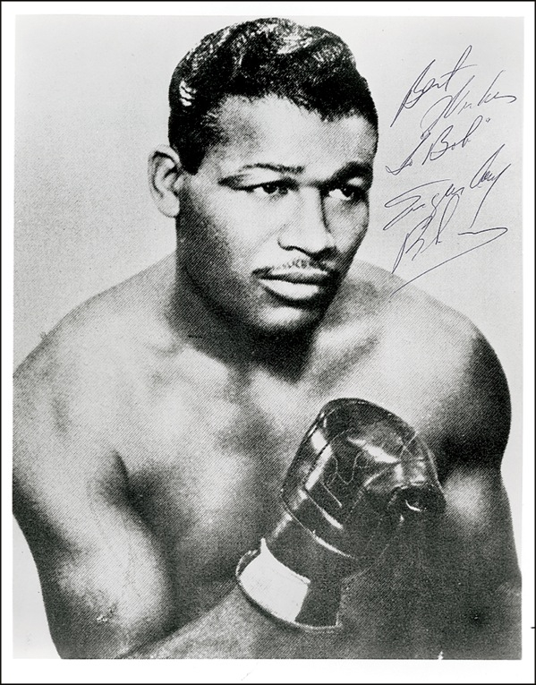 Lot 1405 Sugar Ray Robinson Signed Photograph