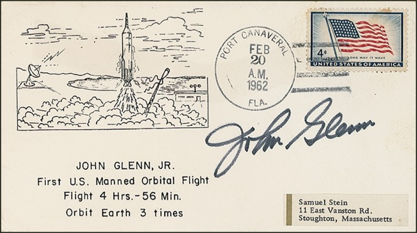 Lot 441 John Glenn Commemorative Cover